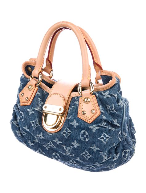 louis vuitton denim purse replica|Louis Vuitton monogram denim.